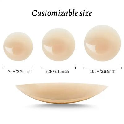 Matériau réutilisable de catégorie comestible de la couverture 7cm 8cm 10cm de mamelon de silicone de ROHS
