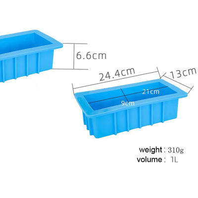 Moule à gâteau en silicone pour pain rectangle 1L 24,4 x 13 x 6,6 cm antiadhésif