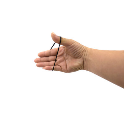 Bande de cheveux réutilisable élastique de silicone, silicone de lien de cheveux de Multiscene