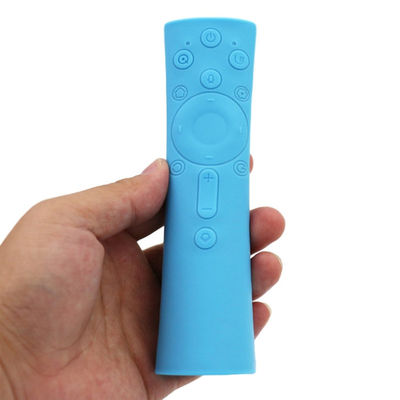 Couleur rouge claire bleue de TV de silicone glissement à distance antipoussière de couverture d'anti