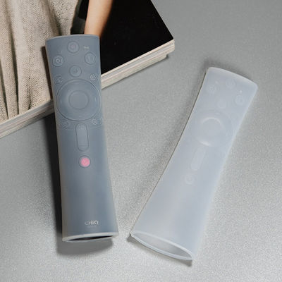 Couleur rouge claire bleue de TV de silicone glissement à distance antipoussière de couverture d'anti
