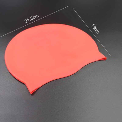 Bonnet de bain imperméable d'approvisionnements en caoutchouc de silicone doucement multicolore