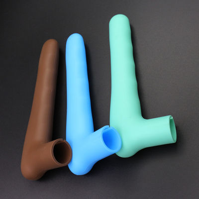 La poignée de porte protectrice non-toxique de silicone couvre le poids léger multicolore