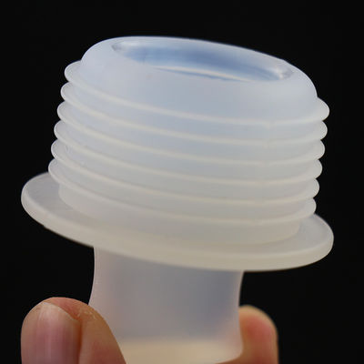 Bondons inodores durables de baril de vin de silicone, bouchon en caoutchouc de flacon transparent