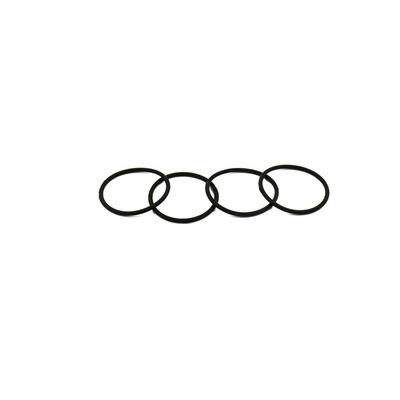 Liens noirs de cheveux de silicone de l'épaisseur 3mm, élastiques pratiques de silicone pour des cheveux