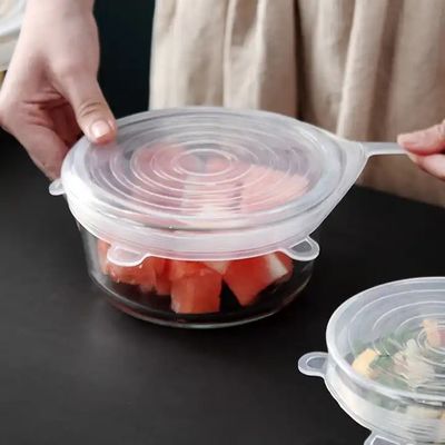 Inodore recyclable étirable de dispositifs de couverture de silicone d'Oilproof