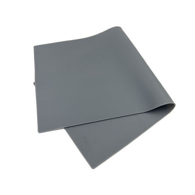 Épaisseur extensible grise de feuille de caoutchouc de silicone 2mm à hautes températures