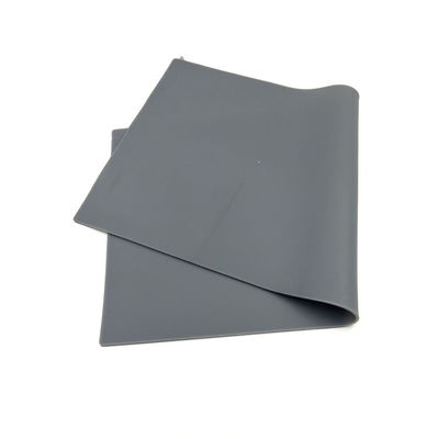 Épaisseur extensible grise de feuille de caoutchouc de silicone 2mm à hautes températures
