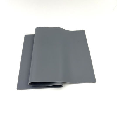 Épaisseur extensible grise de feuille de caoutchouc de silicone 2mm à hautes températures