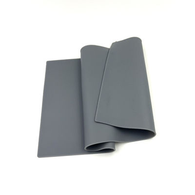 Épaisseur extensible grise de feuille de caoutchouc de silicone 2mm à hautes températures