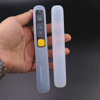 Dispositif de couverture de silicone clair pour le stylo d'indicateur du stylo de présentateur de projecteur de KNORVAY/commutateur de glissière/laser/présentateur sans fil