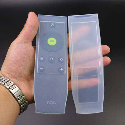 Couverture/caisse/douille à télécommande claires antipoussière imperméables antichoc du silicone TCL TV