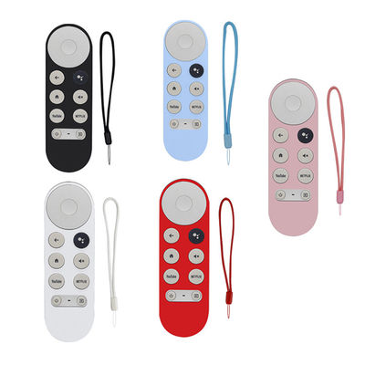 Couverture à distance de silicone non-toxique multicolore antipoussière pour Google TV