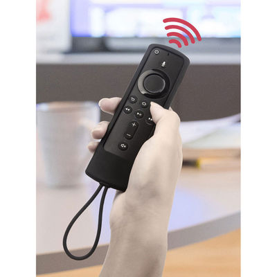 Le dispositif de couverture de silicone/caisse/peau pour le feu TV d'Amazone collent 4K à télécommande