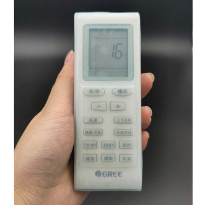 Douille protectrice/caisse/couverture de silicone transparent antipoussière pour le climatiseur de GREE à télécommande