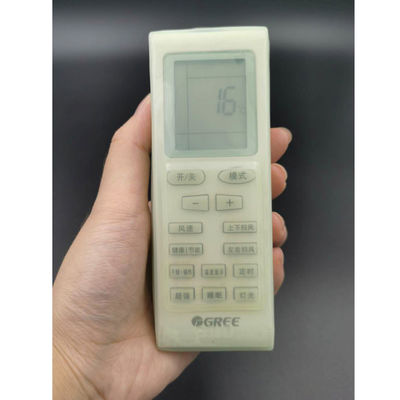 Douille protectrice/caisse/couverture de silicone transparent antipoussière pour le climatiseur de GREE à télécommande