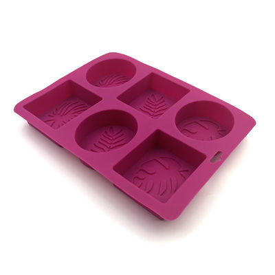Moule à savon en silicone pratique non toxique résistant à la chaleur 22.5x17x2.8cm