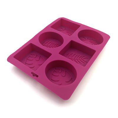 Moule à savon en silicone pratique non toxique résistant à la chaleur 22.5x17x2.8cm