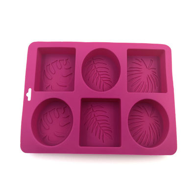 Moule à savon en silicone pratique non toxique résistant à la chaleur 22.5x17x2.8cm