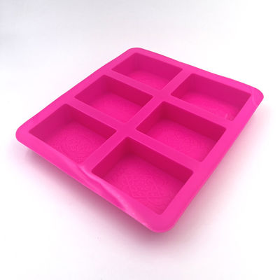 Moule inoffensif portatif de savon de rectangle, plateaux de moulage de savon universel