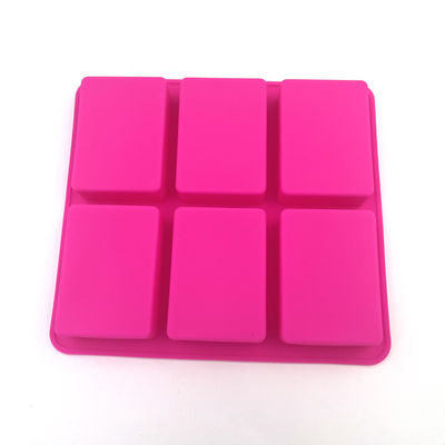 Moule inoffensif portatif de savon de rectangle, plateaux de moulage de savon universel