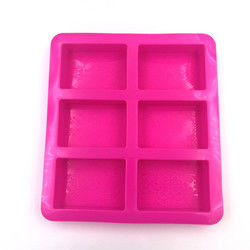Moule inoffensif portatif de savon de rectangle, plateaux de moulage de savon universel