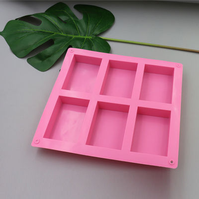 Moule à savon en silicone rectangulaire résistant à la chaleur anti-adhésif inodore fait maison