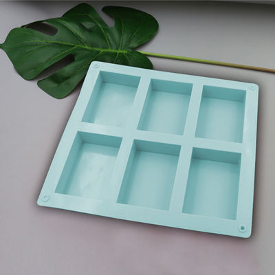 Moule à savon en silicone rectangulaire résistant à la chaleur anti-adhésif inodore fait maison