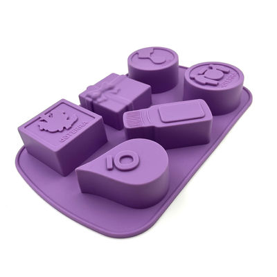 Moules faits sur commande non toxiques réutilisables de savon, moules insipides de silicone pour la fabrication de savon