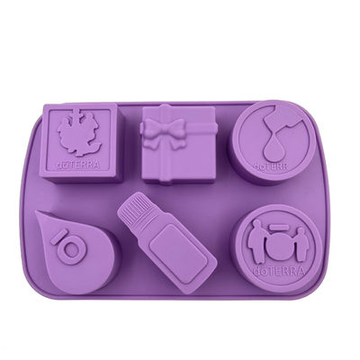 Moules faits sur commande non toxiques réutilisables de savon, moules insipides de silicone pour la fabrication de savon