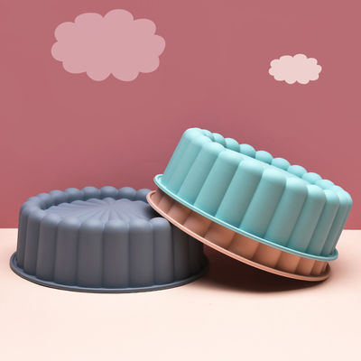Le gâteau multicolore de silicone de tournesol moulent 19.5x6.1cm réutilisable