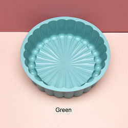 Le gâteau multicolore de silicone de tournesol moulent 19.5x6.1cm réutilisable