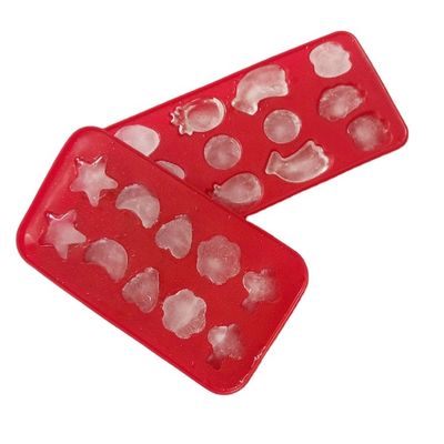 Plateaux inoffensifs réutilisables de glaçon de silicone, petit moule de silicone de cube de Multiscene