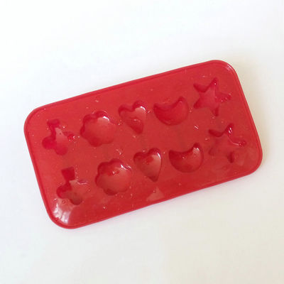 Plateaux inoffensifs réutilisables de glaçon de silicone, petit moule de silicone de cube de Multiscene