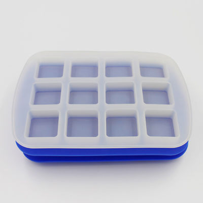 Whisky Cube Moule à Glace en Silicone Flexible 12 Cavité Réutilisable Durable