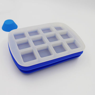 Whisky Cube Moule à Glace en Silicone Flexible 12 Cavité Réutilisable Durable