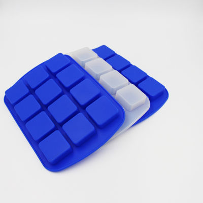 Whisky Cube Moule à Glace en Silicone Flexible 12 Cavité Réutilisable Durable