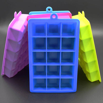 Bac à glace inodore flexible de silicone, moule libre de glaçon de whiskey de BPA