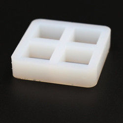 Moule de bloc de bac à glaçons carré en silicone inodore 60x60x15mm polyvalent