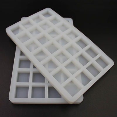 Cavité transparente 26x16x1.5cm du moule 28 de sucrerie de silicone de chocolat