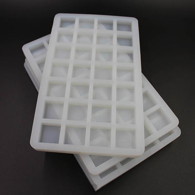 Cavité transparente 26x16x1.5cm du moule 28 de sucrerie de silicone de chocolat