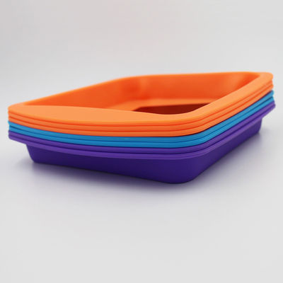 Moule durable Pan Anti Falling Multicolor de gâteau de silicone de place