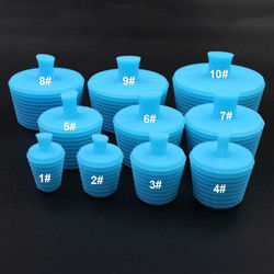 Bouchon étanche de baril de silicone de boisson, capsules inodores de vin de silicone