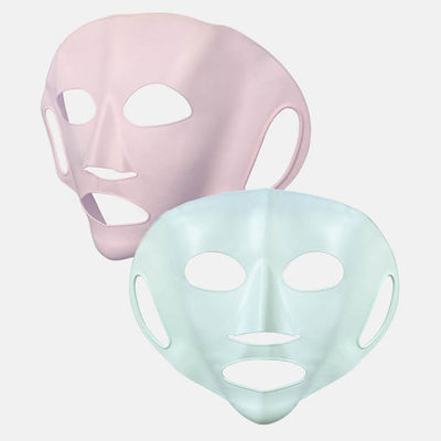 Masque inodore lavable de feuille de silicone, couverture résistante de visage de silicone d'éraflure