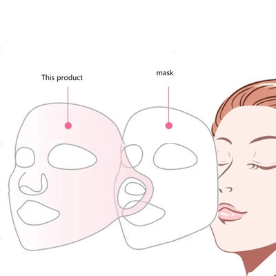 Masque inodore lavable de feuille de silicone, couverture résistante de visage de silicone d'éraflure
