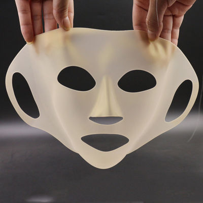 Masque inodore lavable de feuille de silicone, couverture résistante de visage de silicone d'éraflure