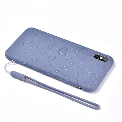 Courroie lavable portative de téléphone de silicone, longe de téléphone portable de silicone de la longueur 19cm