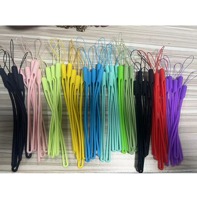 Courroie vigoureuse multicolore de téléphone portable d'approvisionnements en caoutchouc de silicone inodore