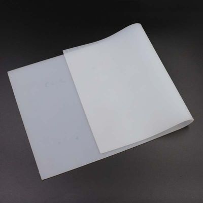 Épaisseur blanche laiteuse 0.1mm d'isolation thermique de feuille en caoutchouc de silicone 0.2mm 1mm