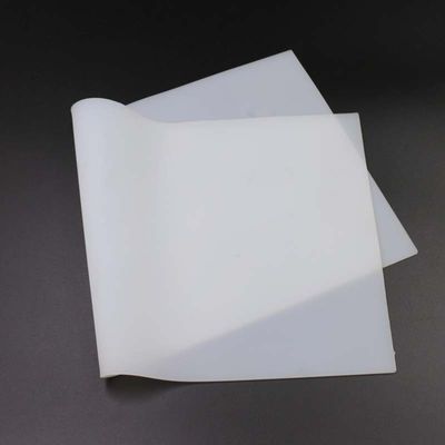 Épaisseur blanche laiteuse 0.1mm d'isolation thermique de feuille en caoutchouc de silicone 0.2mm 1mm